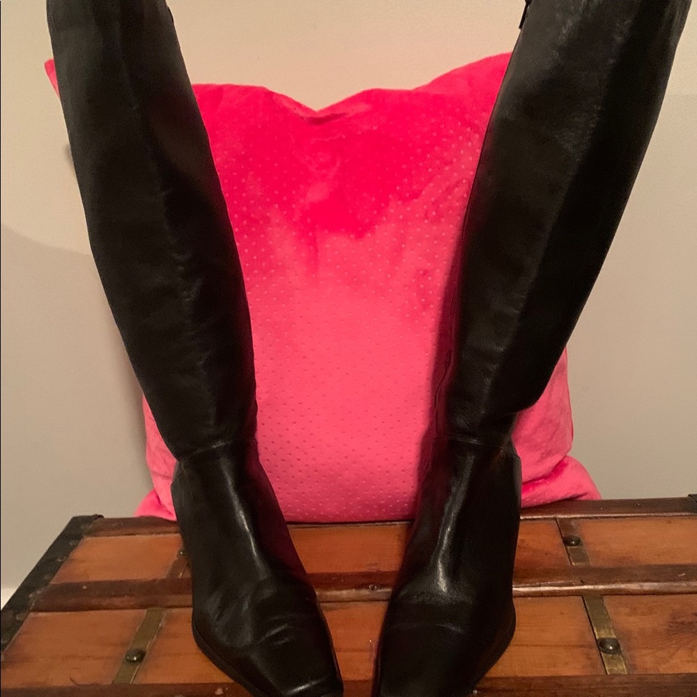 Stuart Weitzman leather blacks boots. Great steal!